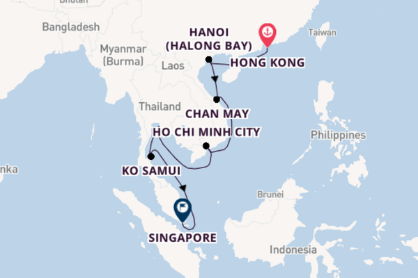 Hong Kong, Vietnam, Thailand & Singapore