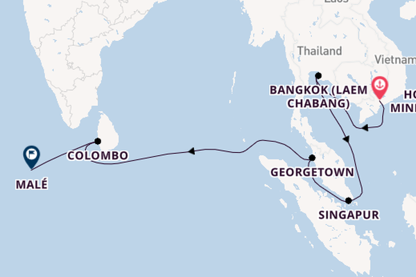 Vasco da Gama – Südostasien entdecken, auf den Malediven entspannen