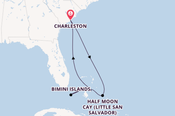 Sensational journey from Charleston with Carnival Cruises Australia