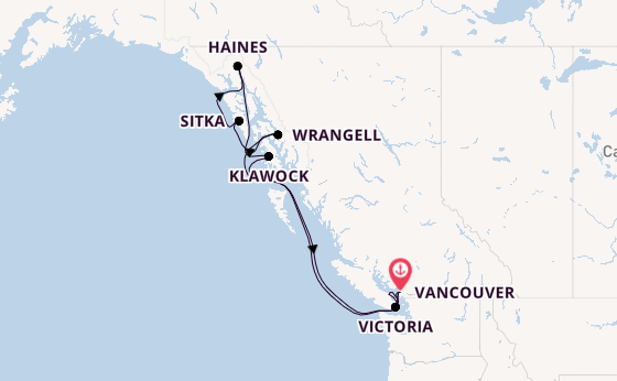 Alaska & West Canada from Vancouver, Canada with the Azamara Pursuit