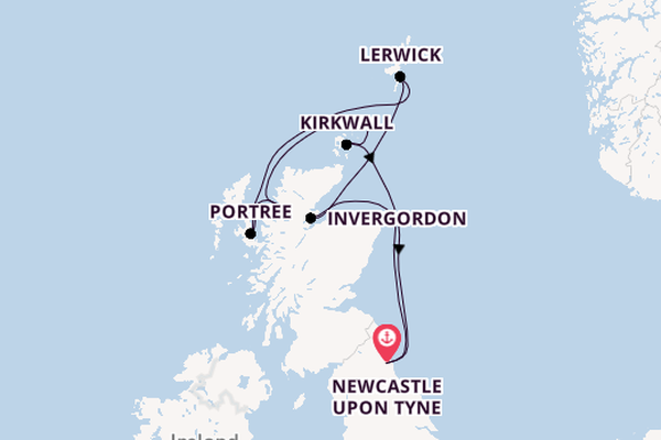 United Kingdom from Newcastle upon Tyne, England with the Bolette