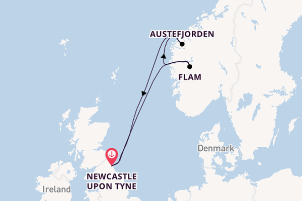 6 day cruise with the Ambition to Newcastle upon Tyne