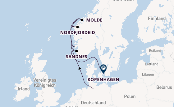 Norwegen ab Hamburg auf der Explora V