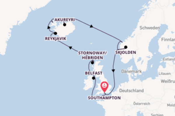 Entdecken Sie Stornoway/Hebriden ab Southampton