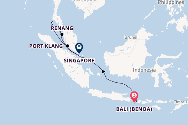 Islands & Indulgence: Indonesia, Malaysia & Thailand with Bali Stay