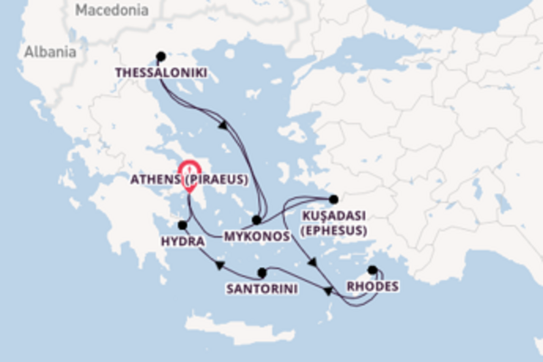 Expedition from Athens (Piraeus) with the Celebrity Infinity