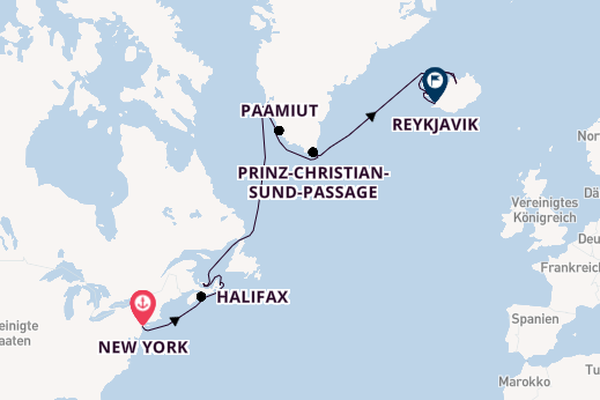 Norwegian Star – Faszination New York, Grönland & Island