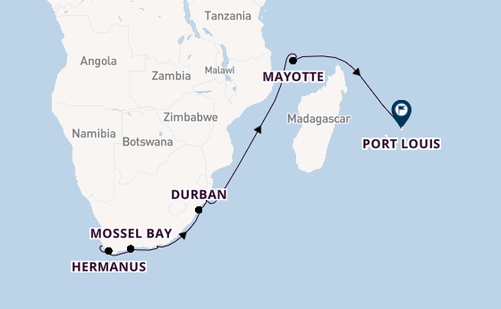 South Africa from Cape Town, South Africa with the HANSEATIC spirit
