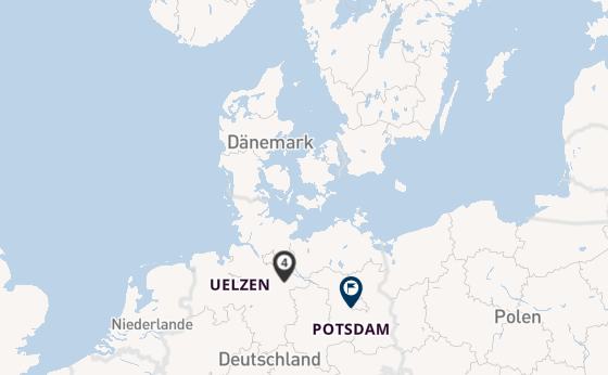 Elbe ab Hamburg, Deutschland auf der MS Sans Souci