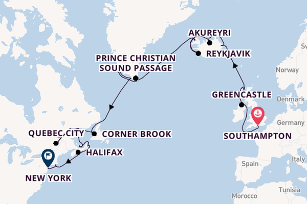 Transatlantic from Southampton, England with the EXPLORA III