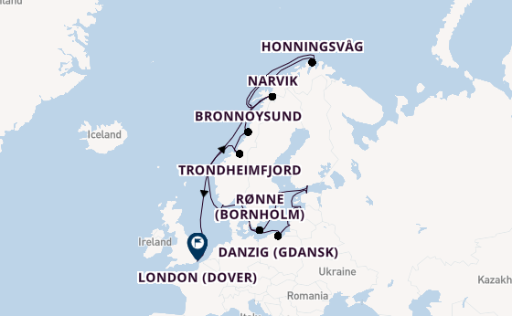 Norway from Copenhagen, Denmark with the Seabourn Quest