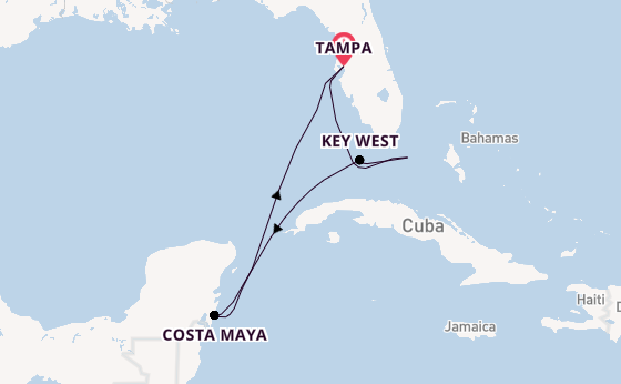 Caribbean from Tampa, Florida, USA with the Celebrity Constellation