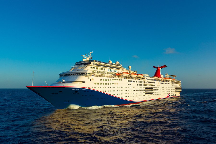 at sea