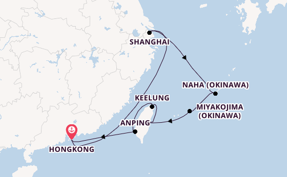 Ostasien ab Hongkong, China auf der Seabourn Encore