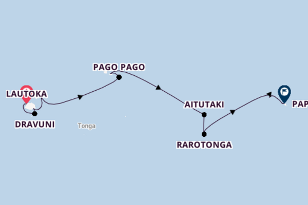 Polynesien ab Lautoka, Fiji auf der Norwegian Sun