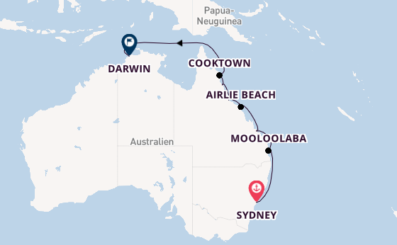 Australien ab Sydney auf der Seven Seas Explorer