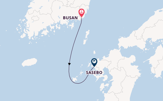 East Asia from Busan, South Korea with the Costa Serena