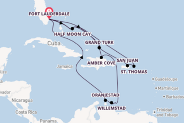 Cruise met Holland America Line naar het pittoreske Fort Lauderdale