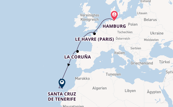 Kanarische Inseln ab Hamburg auf der Mein Schiff Relax