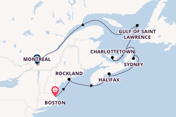 8 day cruise with the Volendam to Montreal