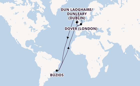 Transatlantic from Bergen, Norway with the Viking Lyra