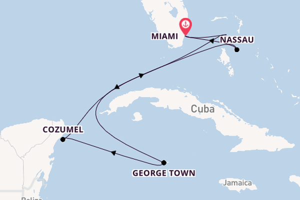 Caribbean from Miami, Florida, USA with the Celebrity Beyond
