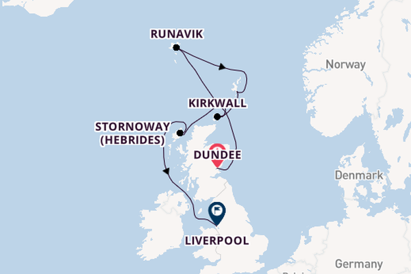 Cruise with Ambassador Cruise Line from Dundee