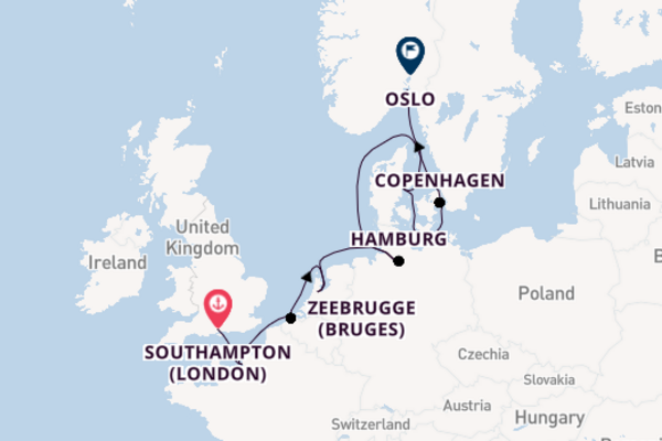 11 day expedition to Oslo from Southampton (London)