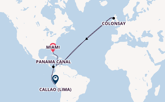 Transatlantic from Miami, Florida with the Azamara Onward