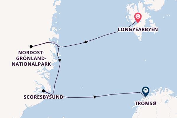 Arktis ab Longyearbyen, Norwegen auf der HANSEATIC nature