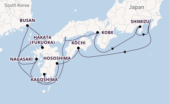 Japan from Tokyo, Japan with the Seabourn Encore