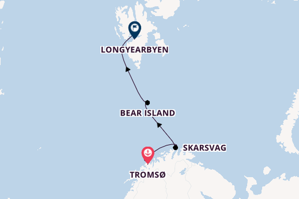 Norway from Tromsø, Norway with the Silver Endeavour