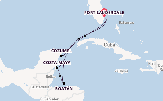 Westelijke Caraïben vanaf Fort Lauderdale, Verenigde Staten met de Celebrity Silhouette