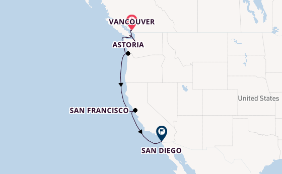 A Luxury Pacific Coastal Adventure with Vancouver & San Diego Stays