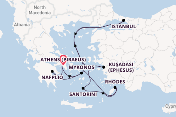Cruise with Celebrity Cruises from Athens (Piraeus)