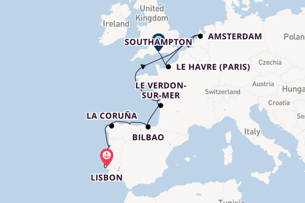 Portugal from Lisbon, Portugal with the Norwegian Star