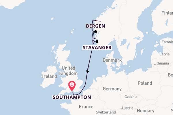 Norway from Southampton, England with the Freedom of the Seas