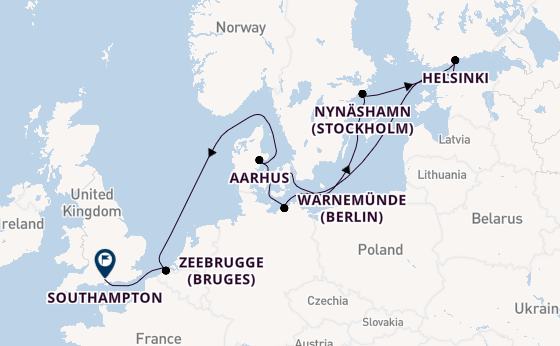 British Isles from Copenhagen, Denmark with the Norwegian Jewel