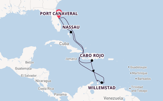 Southern Caribbean Beaches & Orlando Stay