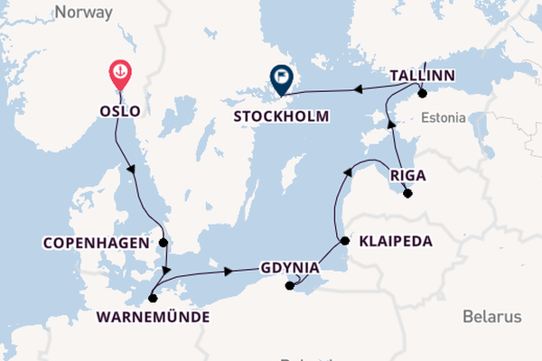 Norway from Oslo, Norway with the MSC Magnifica