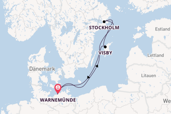 Wunderschöne Reise über Stockholm in 5 Tagen