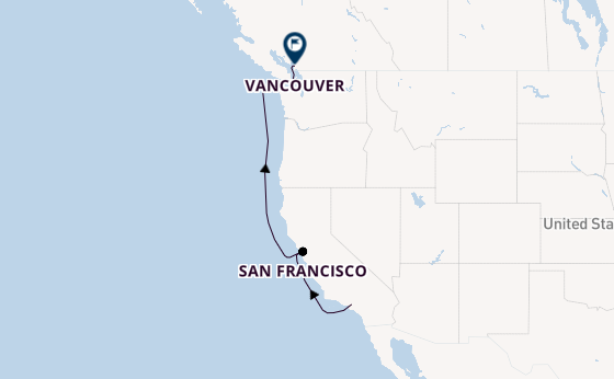 ALL INCLUSIVE:Las Vegas, Los Angeles & Pacific Coastal Cruise To Vancouver
