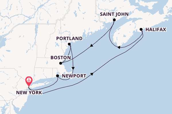East Coast USA from New York, USA with the Norwegian Escape