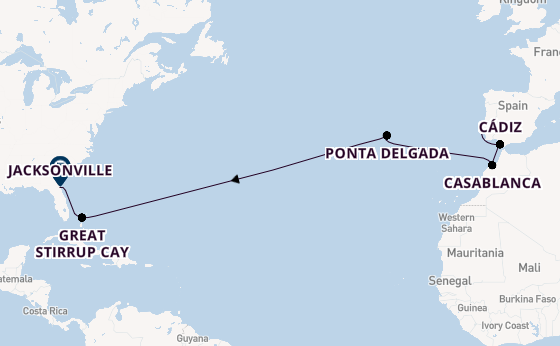 Transatlantic from Lisbon, Portugal with the Norwegian Dawn