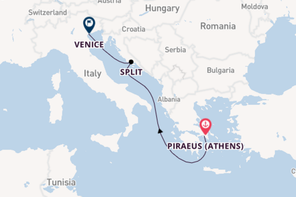 Expedition with MSC Cruises from Piraeus (Athens)