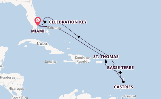 Caribbean from Australia with the Carnival Conquest