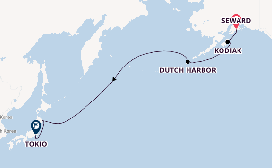 Transpacifisch vanaf Seward, Alaska met de Azamara Pursuit