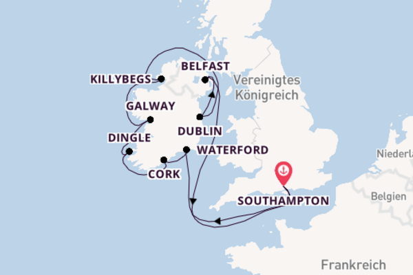 Einzigartige Reise über Foynes in 11 Tagen