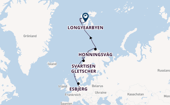 Norwegen ab Hamburg auf der MS Fram