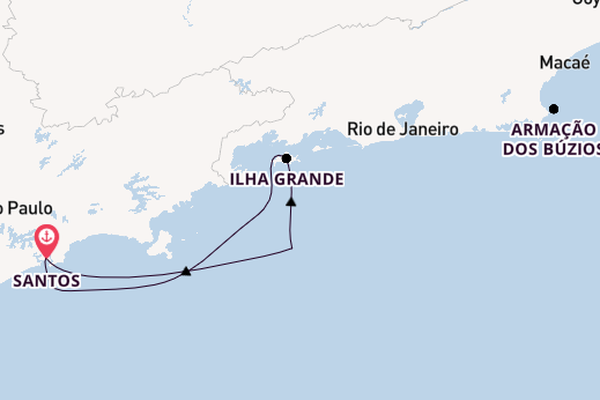 Brazil from Santos, Brazil with the MSC Armonia 